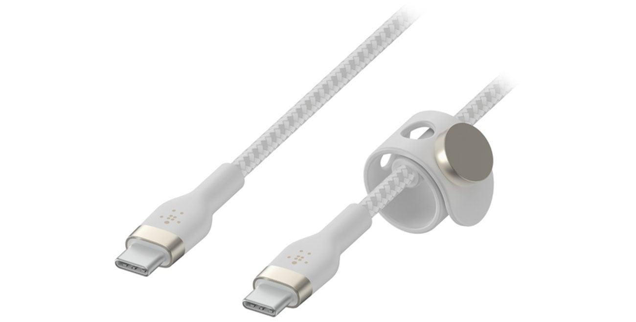 Kabel Belkin USB-C - USB-C 2.0 Braided Silicone 3m White
