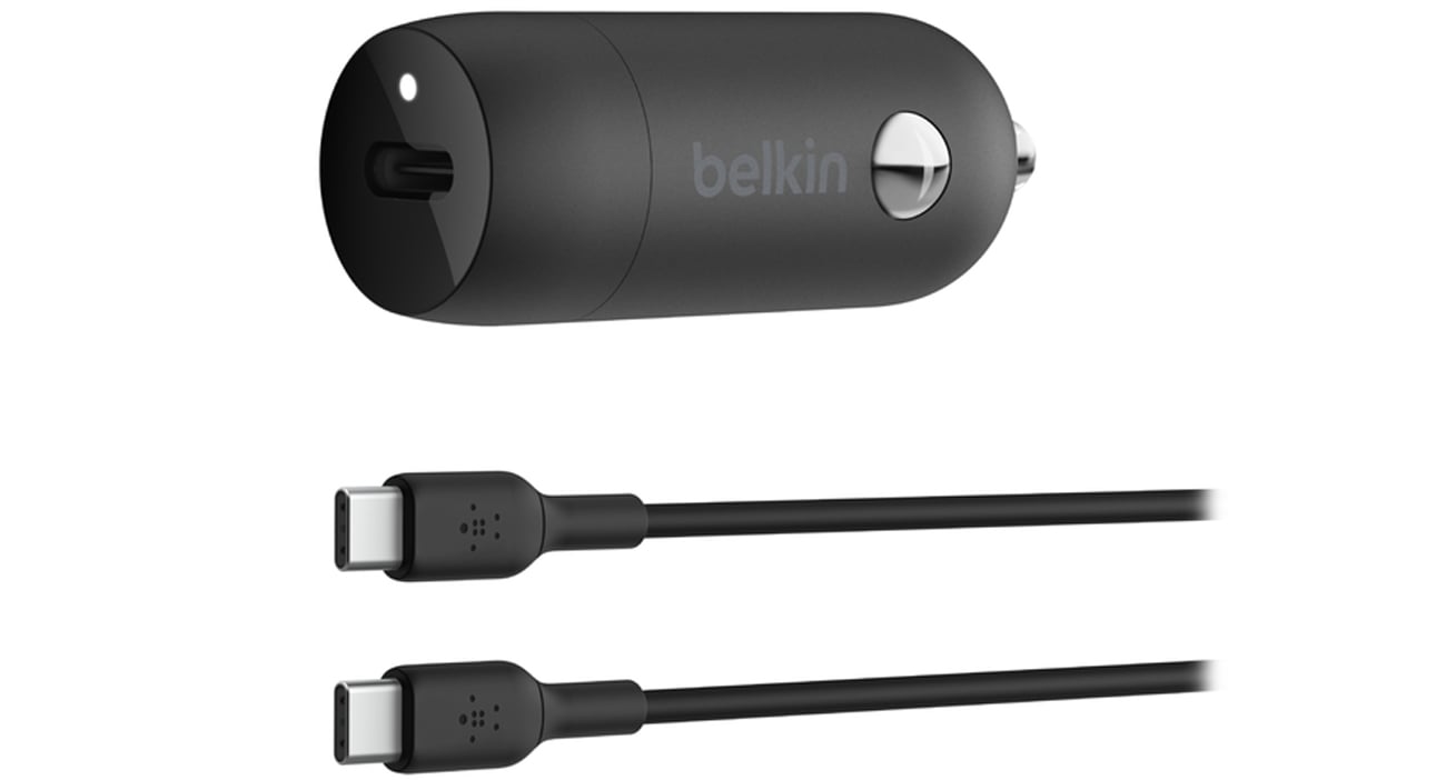 Ładowarka Samochodowa Belkin 30W USB-C (z kablem)
