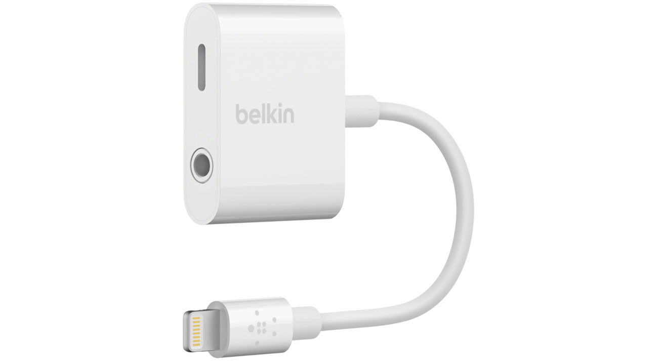 Adapter Belkin Lightning - Lightning, Minijack 3.5mm