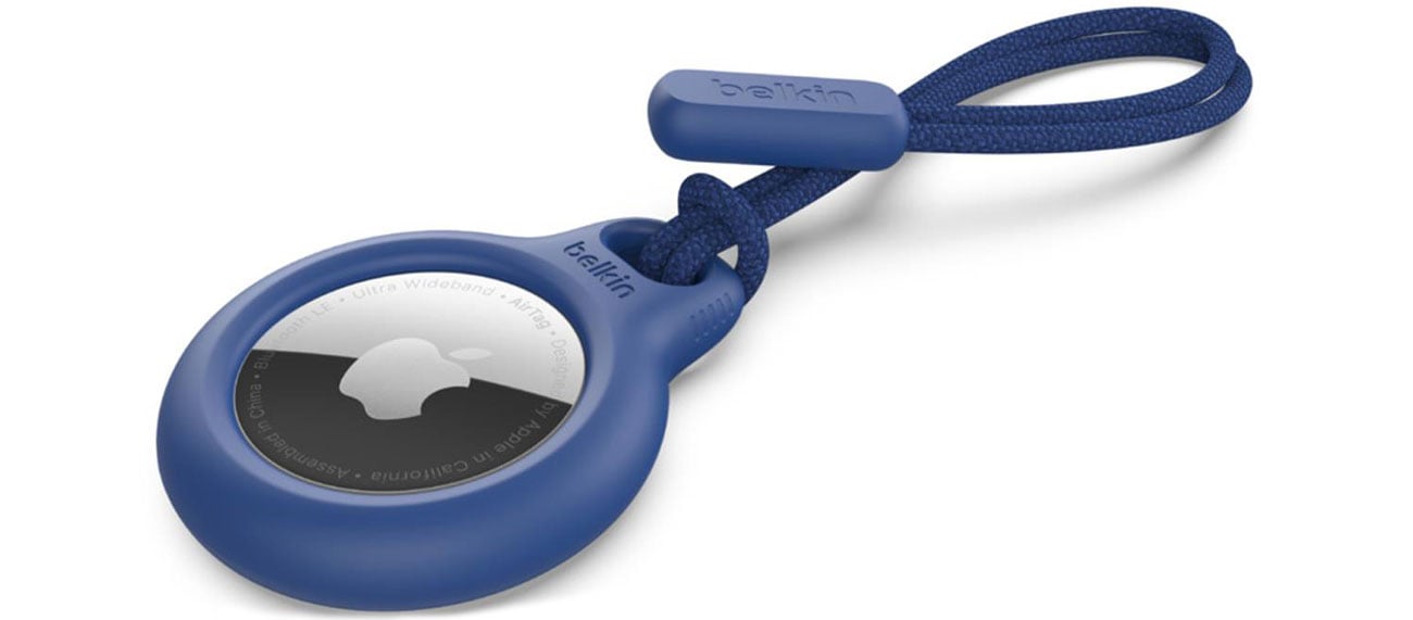 Secure AirTag Holder Belkin Strap - Blue