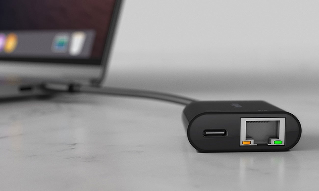 Adapter Belkin USB-C - Ethernet z ładowaniem