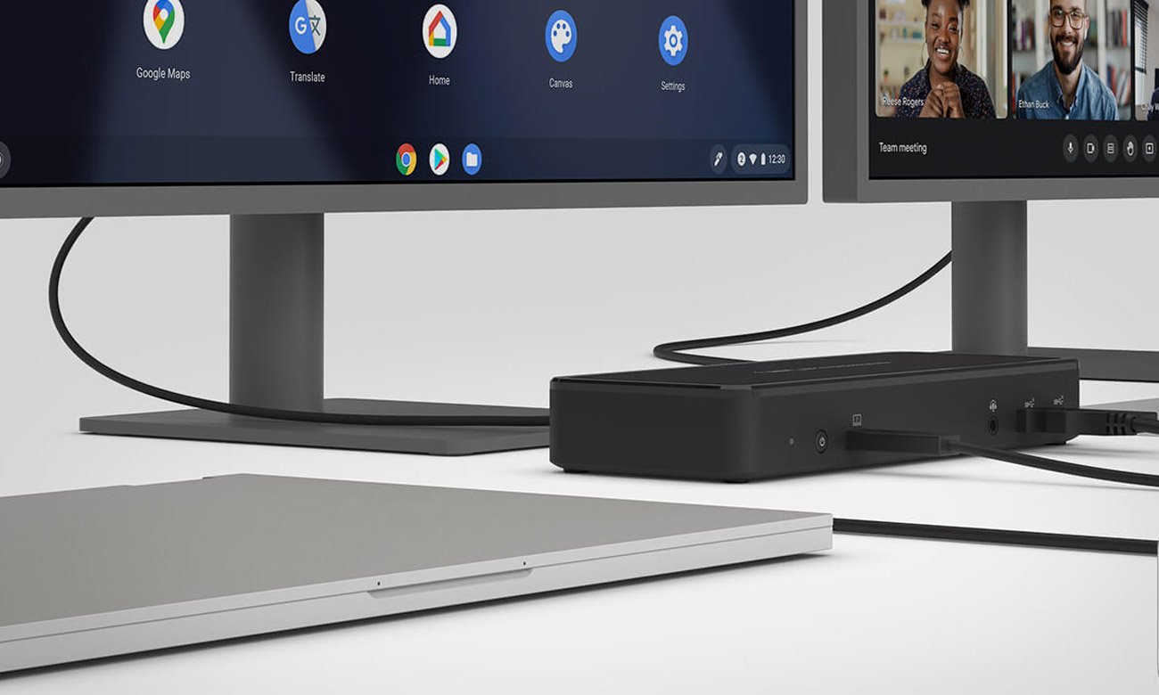 Stacja dokująca Belkin USB-C podłączone urządzenia