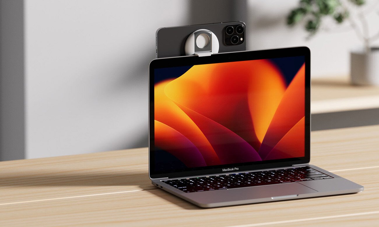 Uchwyt magnetyczny Belkin iPhone do MacBooka wygląd