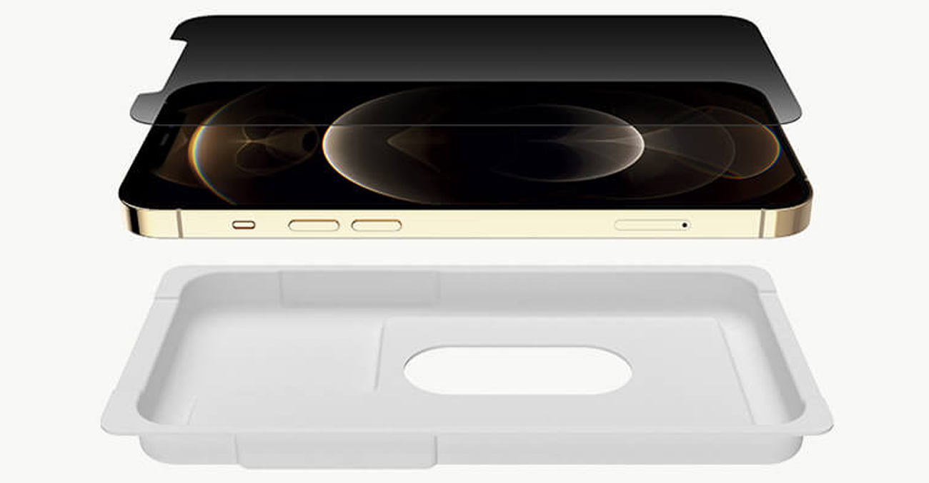 Szkło Belkin ScreenForce UltraGlass ramka montażowa