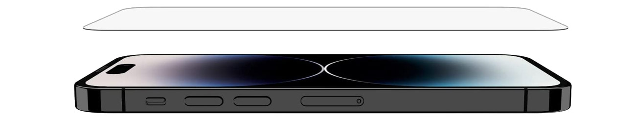 Belkin ScreenForce Pro TemperedGlass Anti-Microbial dopasowanie