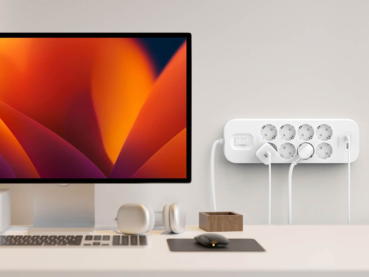 Belkin Listwa zasilająca przeciwprzepięciowa 900J, 8 gniazd