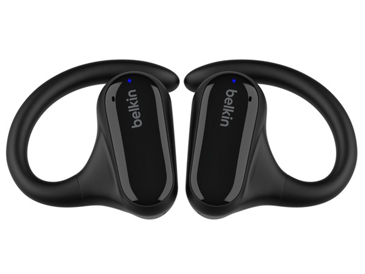 Słuchawki bezprzewodowe Belkin SoundForm ClearFit Czarne - Widok lewej i prawej słuchawki