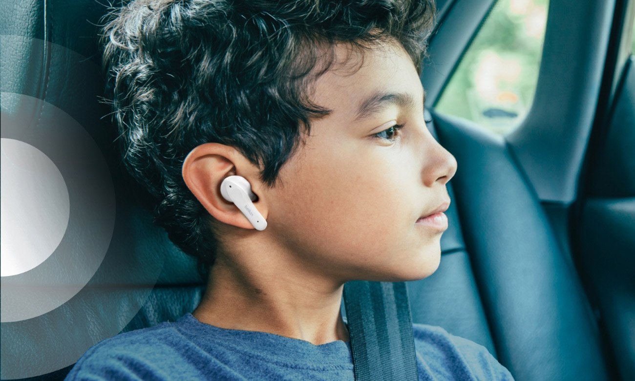 Słuchawki bezprzewodowe Belkin SoundForm Nano Białe - Długi czas pracy na baterii