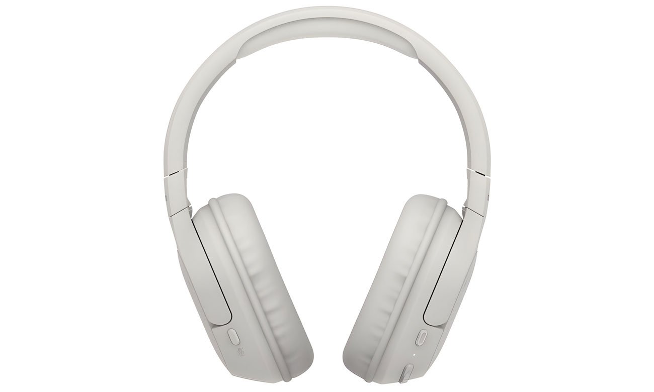 Słuchawki nauszne Belkin SoundForm Surround Kremowe - Widok od przodu