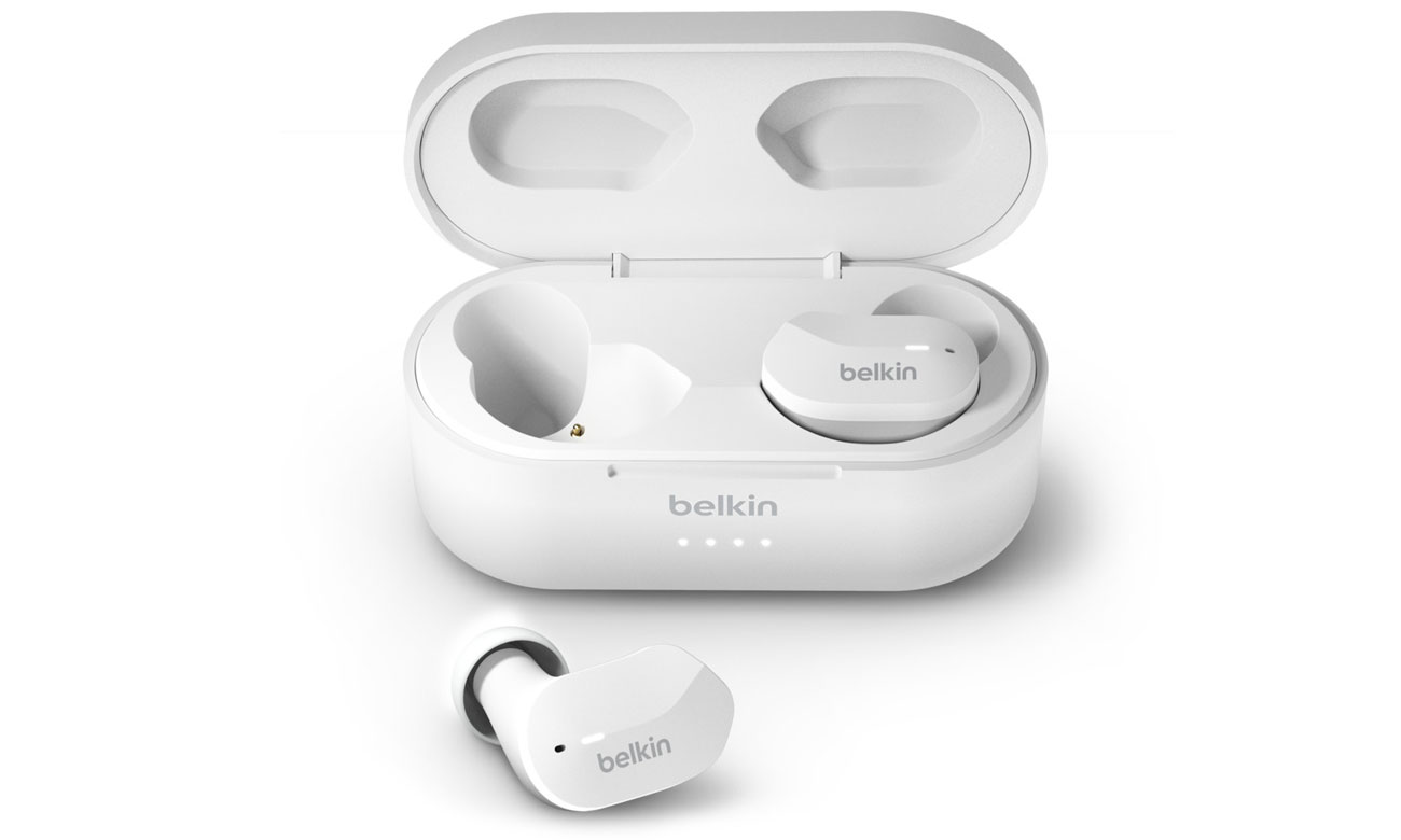 Słuchawki Belkin SoundForm True Wireless Headphones White