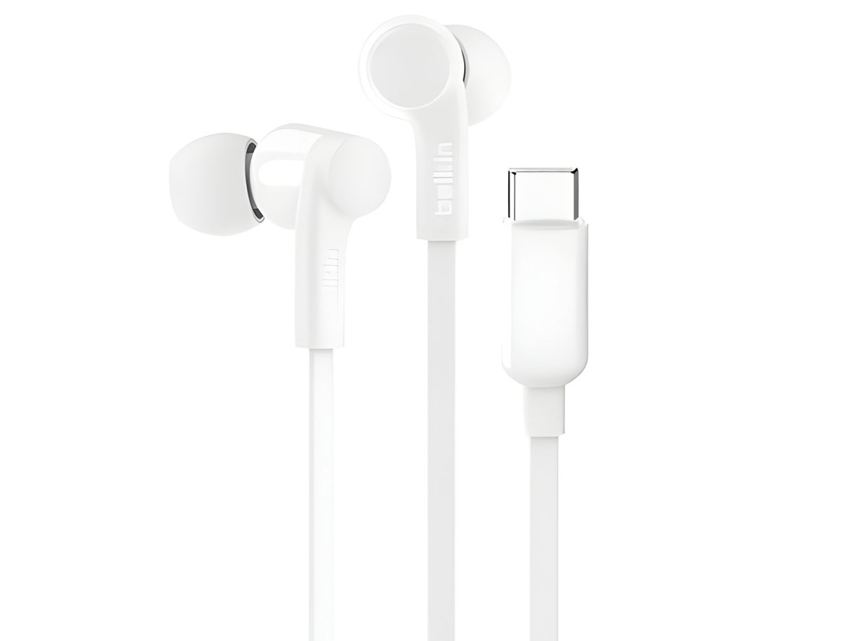 Słuchawki przewodowe Belkin SoundForm USB-C Białe - Widok ogólny