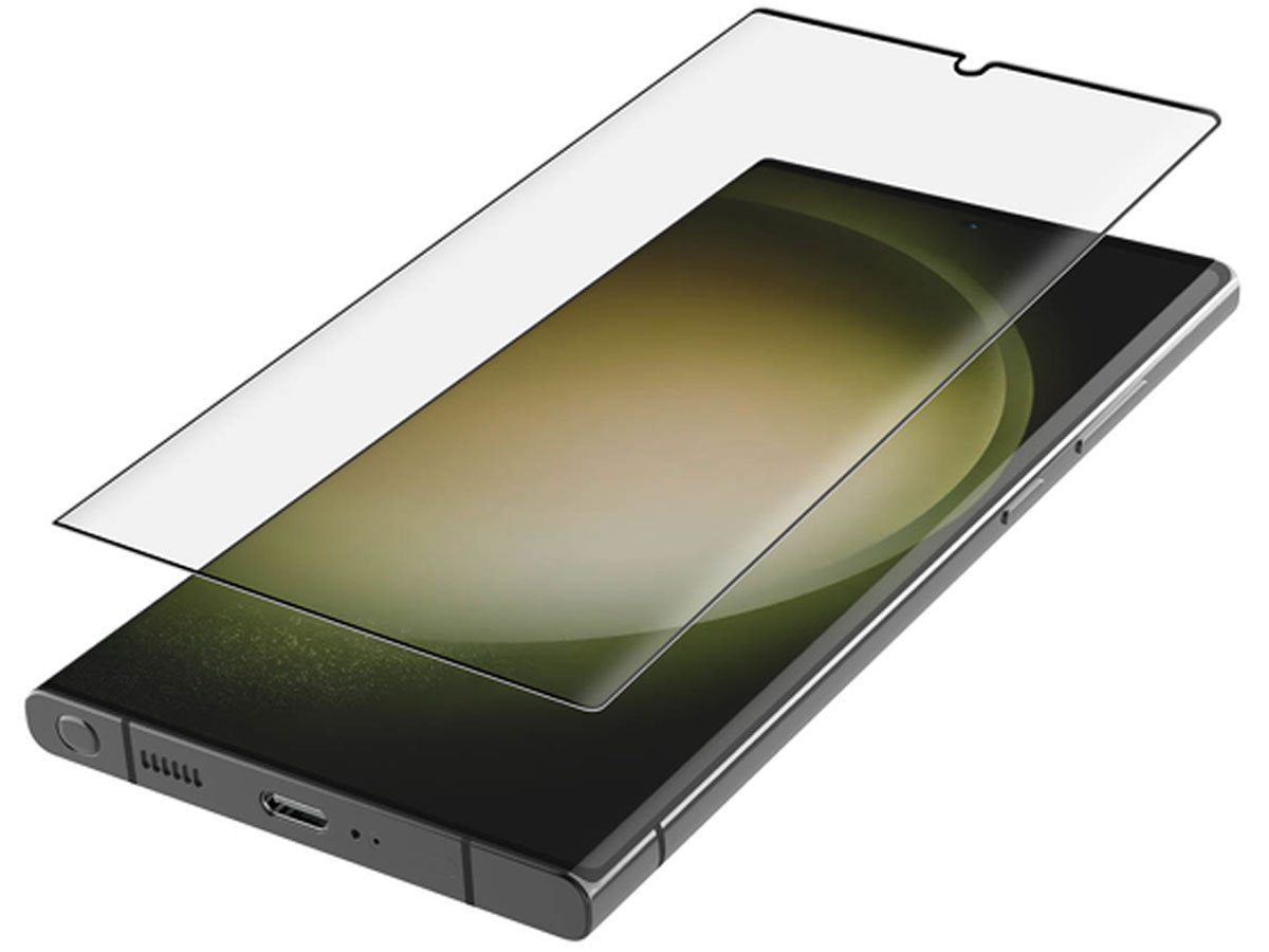 Belkin Szkło na Samsung S23 Ultra, TrueClear Curve, z filtrem światła niebieskiego