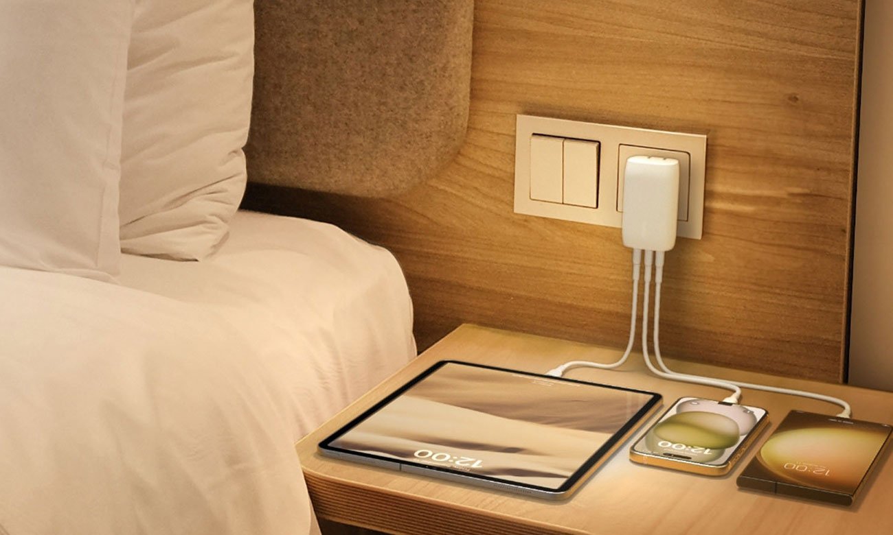Belkin Ładowarka kątowa 3 porty USB-C PPS 67 W