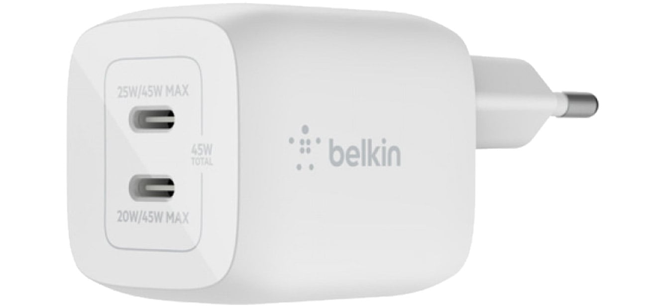 Ładowarka Belkin GaN 45W (2x USB-C)
