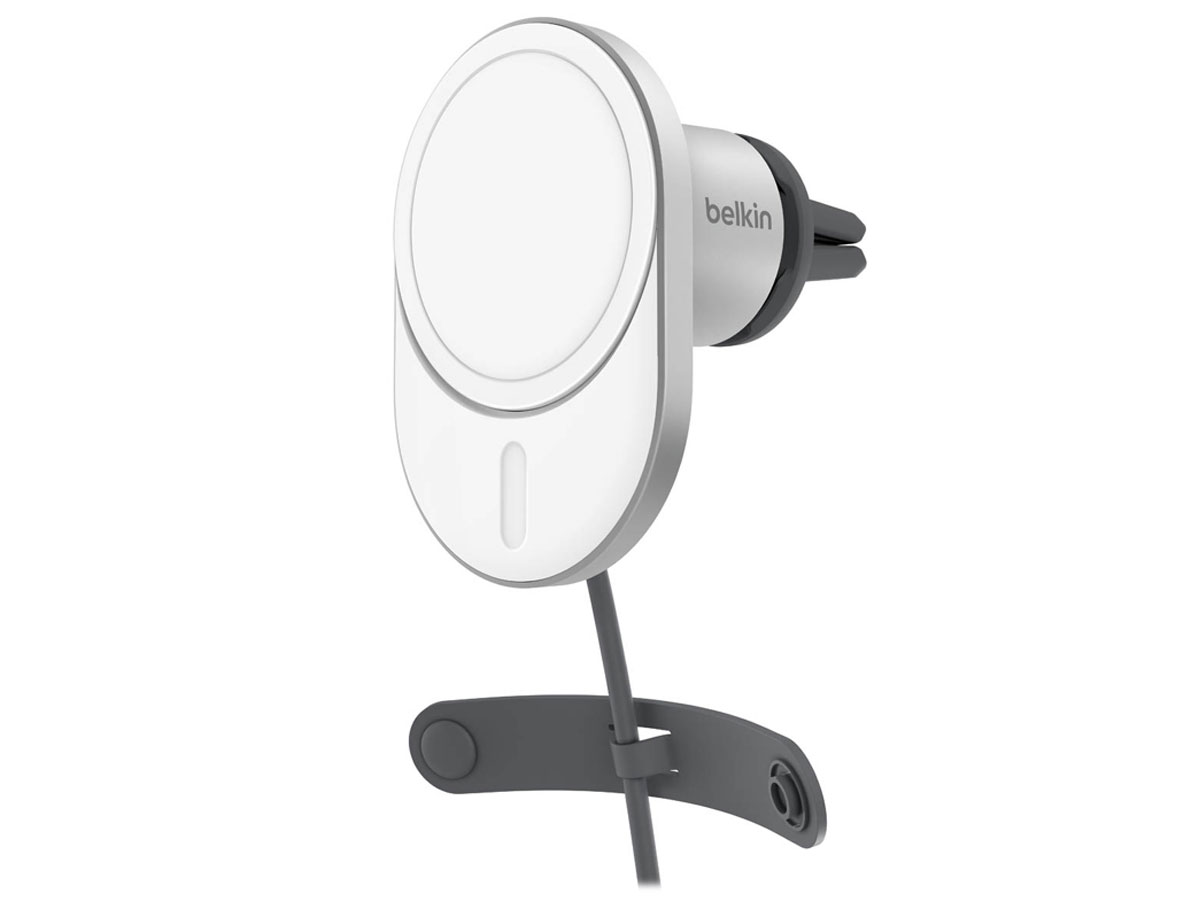 Belkin Ładowarka samochodowa, magnetyczna, Qi2.0, 15W, szara