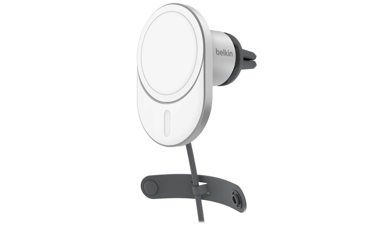 Belkin Ładowarka samochodowa, magnetyczna, Qi2.0, 15W, szara