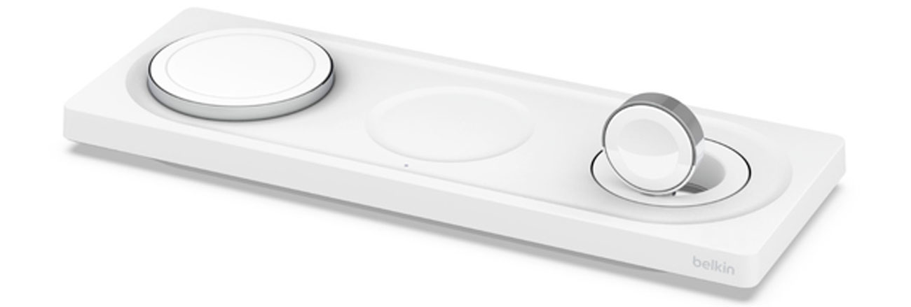 Ładowarka Belkin 3in1 Wireless Charging Pad (MagSafe, biały)
