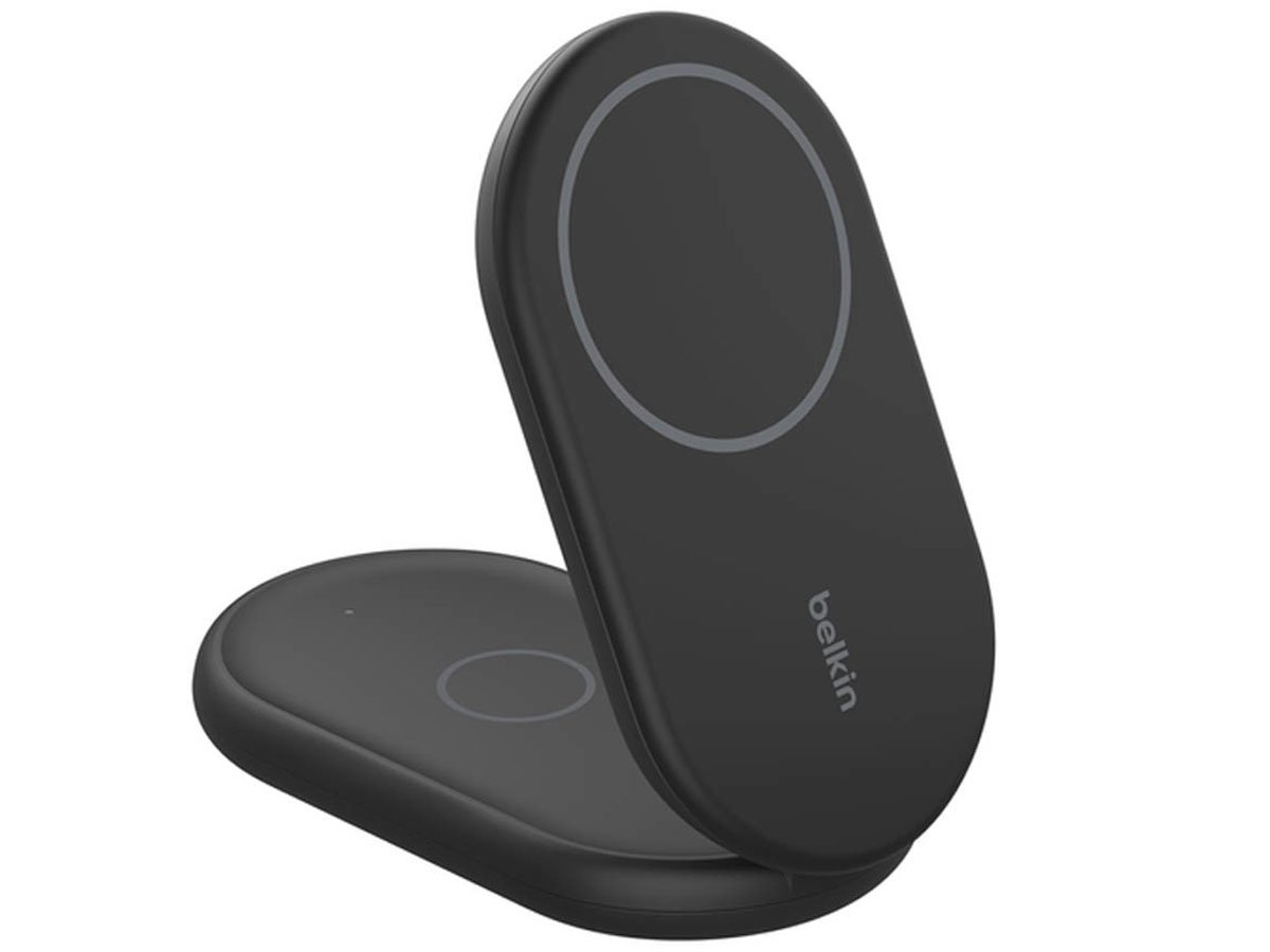 Belkin Ładowarka indukcyjna składana 2w1 MagSafe Qi2 15 W czarna
