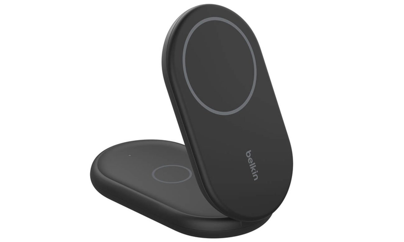 Belkin Ładowarka indukcyjna składana 2w1 MagSafe Qi2 15 W czarna