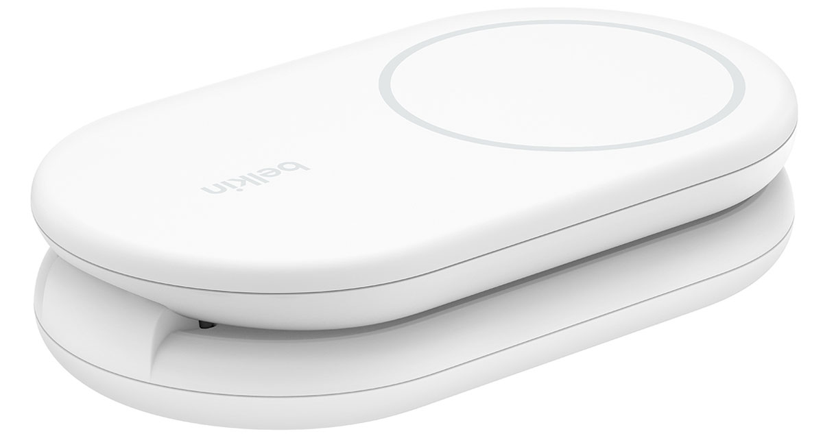Belkin Ładowarka indukcyjna składana 2w1 MagSafe Qi2 15 W