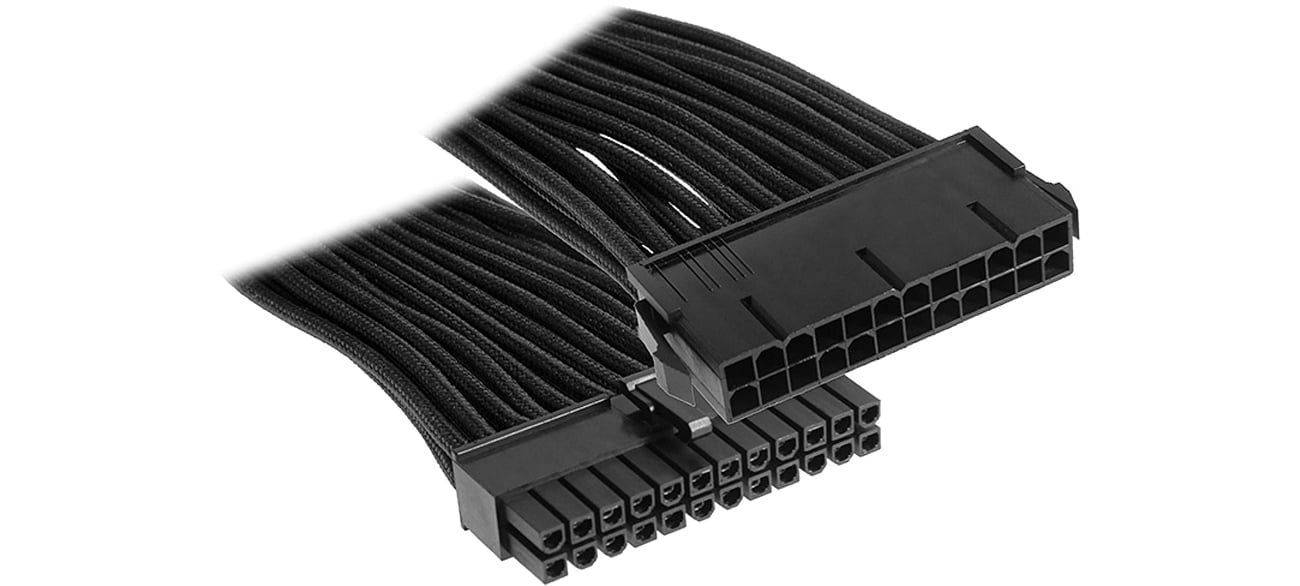 Bitfenix Przedłużacz 24 Pin 30cm czarny BFA-MSC-24ATX45KK-RP