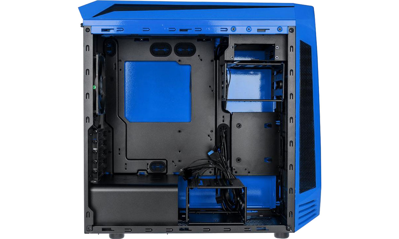 Bitfenix Aegis Core niebieski/czarny Wnętrze