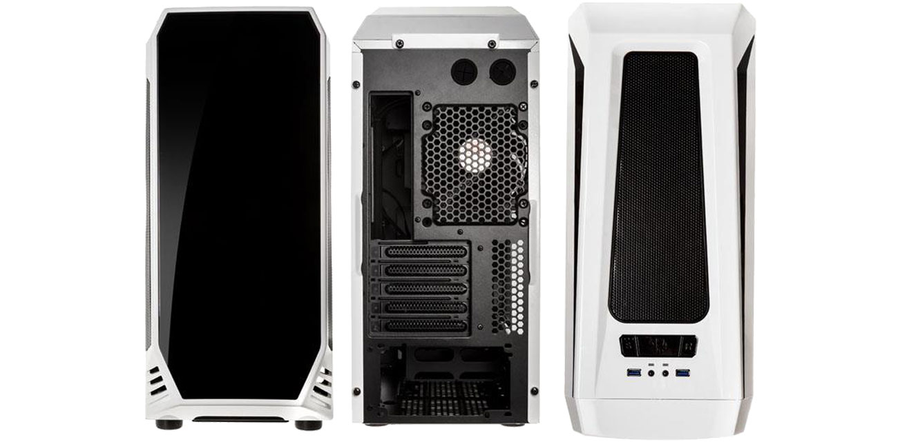 Bitfenix Aegis Core biały/czarny Przód