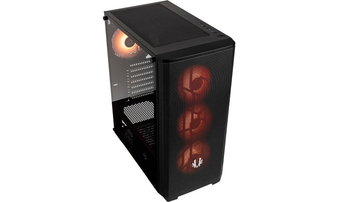 Bitfenix Nova Mesh SE ARGB Czarna BFC-NSE-300-KKGSK-4A