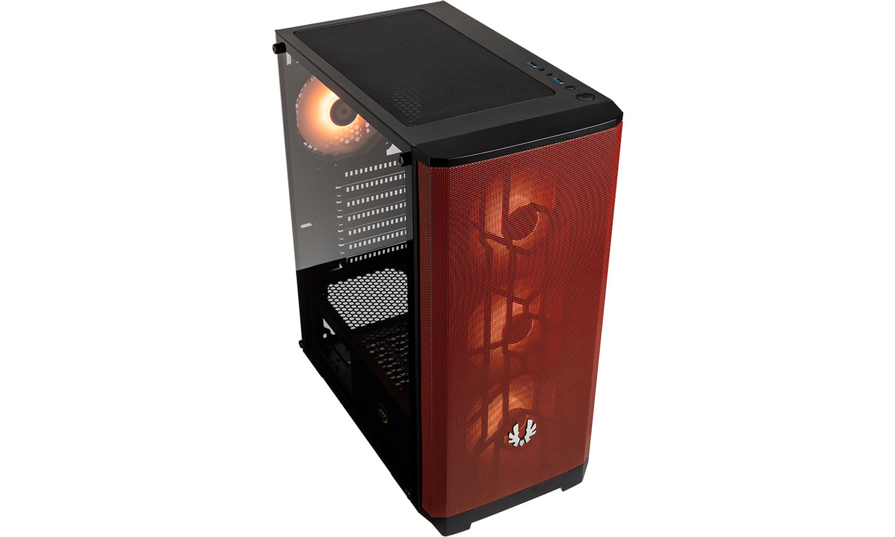 Bitfenix Nova Mesh SE ARGB Czarno-czerwona BFC-NSE-300-KKGSR-4A