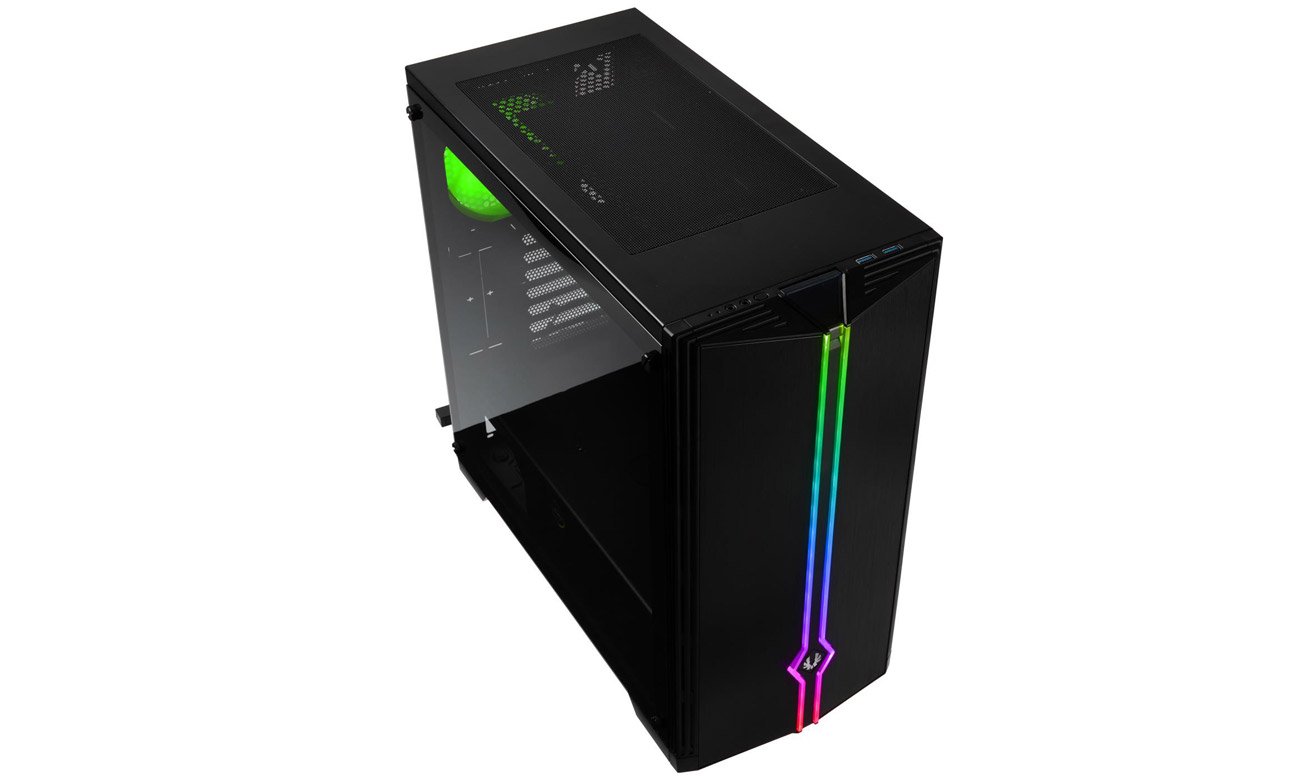 Bitfenix Saber TG podświetlenie