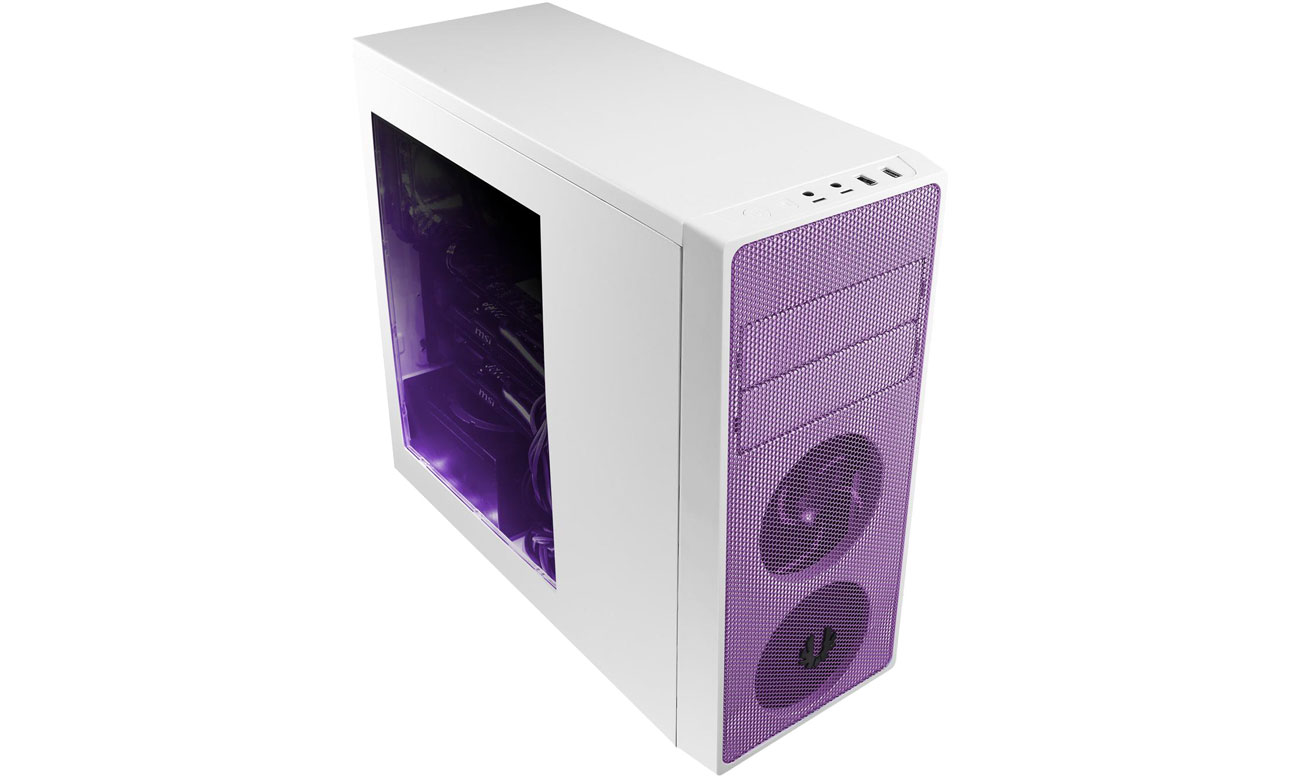 Obudowa do komputera Bitfenix Neos biały/fioletowy (okno) BFC-NEO-100-WWWKP-RP