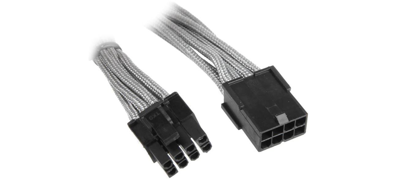 Bitfenix Przedłużacz 6+2 Pin PCIe 45cm szary BFA-MSC-62PEG45SK-RP