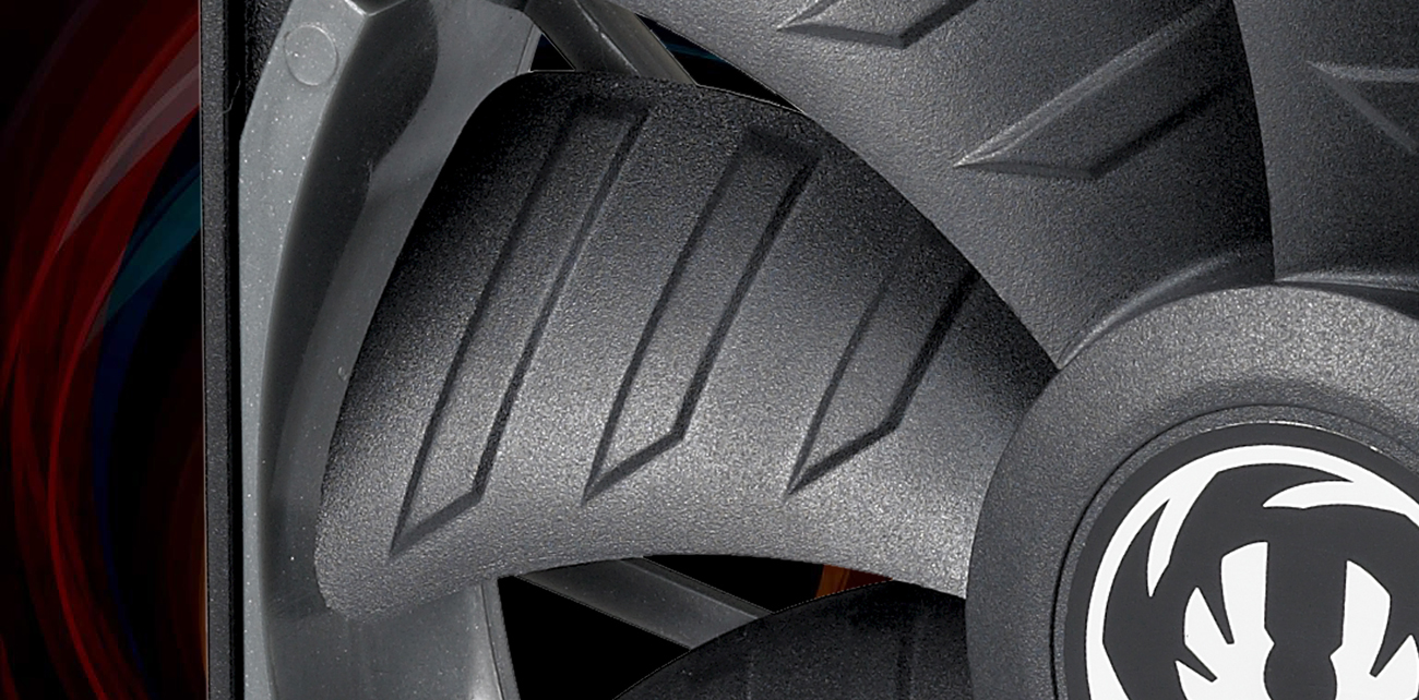 Bitfenix Spectre PRO wzmocnione łopatki kierunkowy przepływ