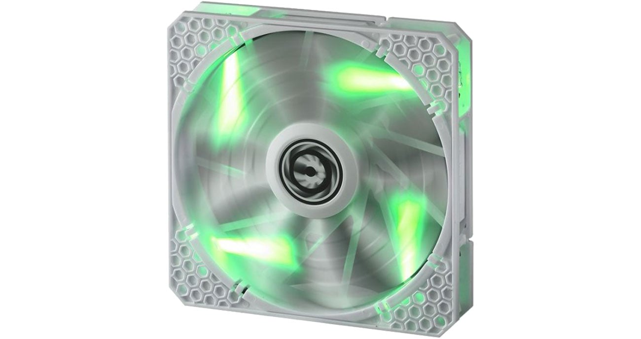 Wentylator do komputera Bitfenix Spectre PRO 120mm zielony LED (biały)
