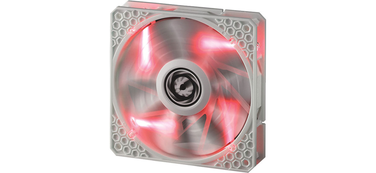 Wentylator do komputera Bitfenix Spectre PRO 120mm czerwony LED (biały)