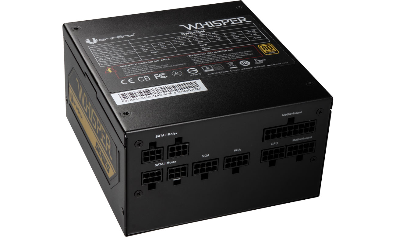 Bitfenix Whisper M BP-WG450UMAG-9FM