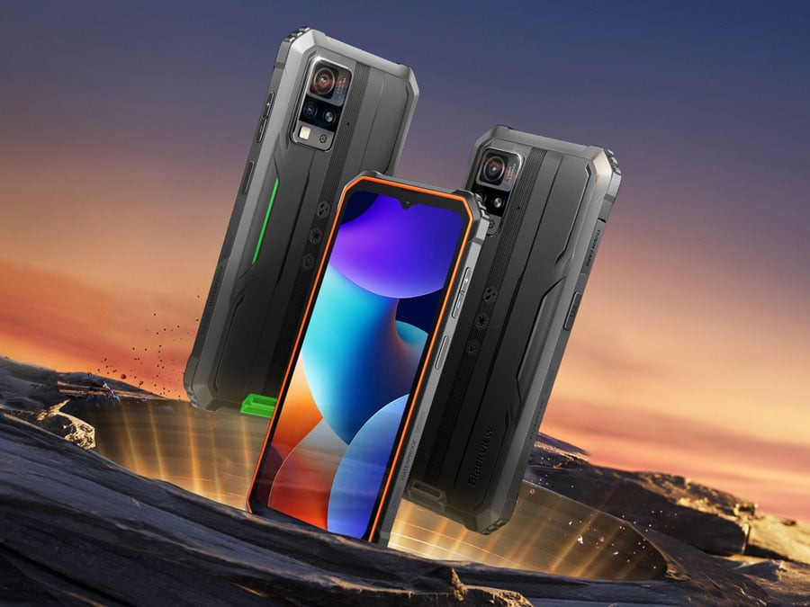 Blackview BV4800 Pro plecki oraz ekran