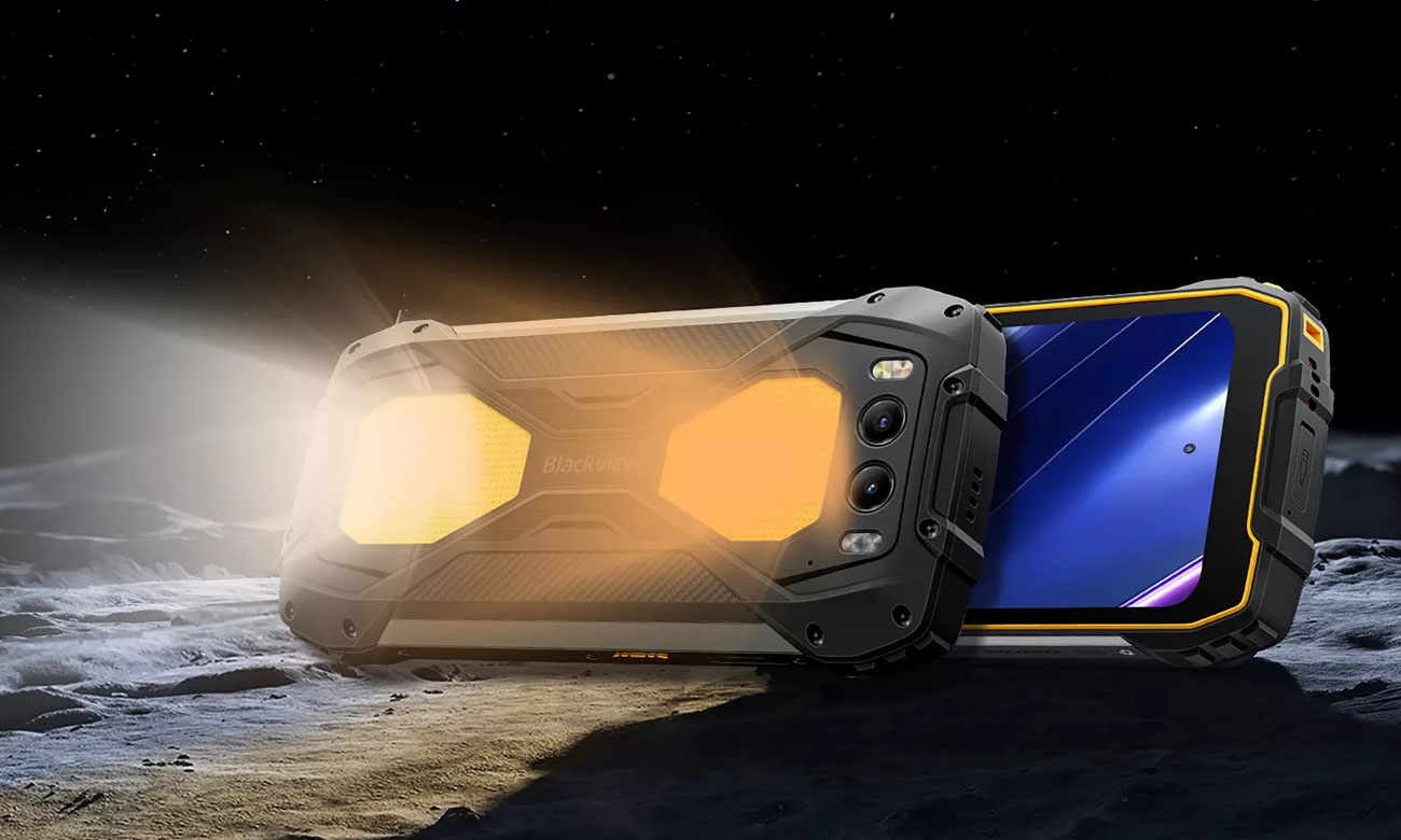 Blackview BV7300 ekran oraz latarka