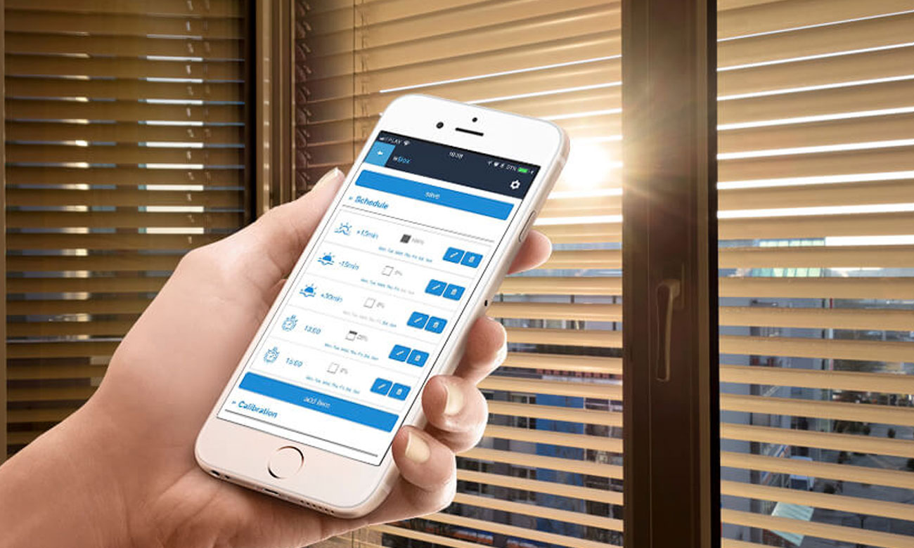 BleBox ShutterBox sterowanie za pomocą aplikacji