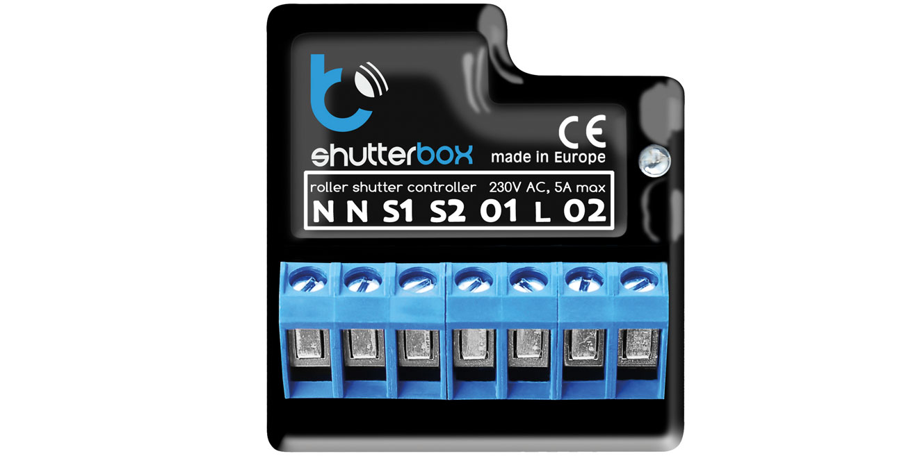Inteligentny sterownik BleBox ShutterBox v2.0 - sterownik rolet 230V WiFi