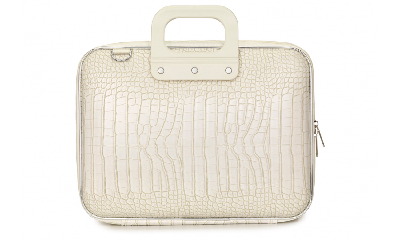 Mallette Ordinateur Bombata Cocco 43 Cm - Design Arrondi Unique - Gris - Pour Portable Jusqu'à 15"