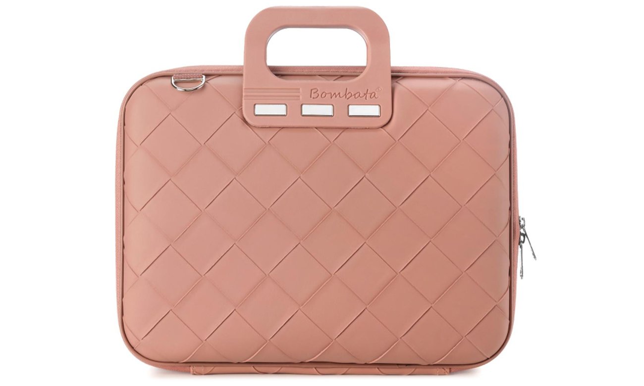 Torba Bombata Intrecciato 13-14 różowy