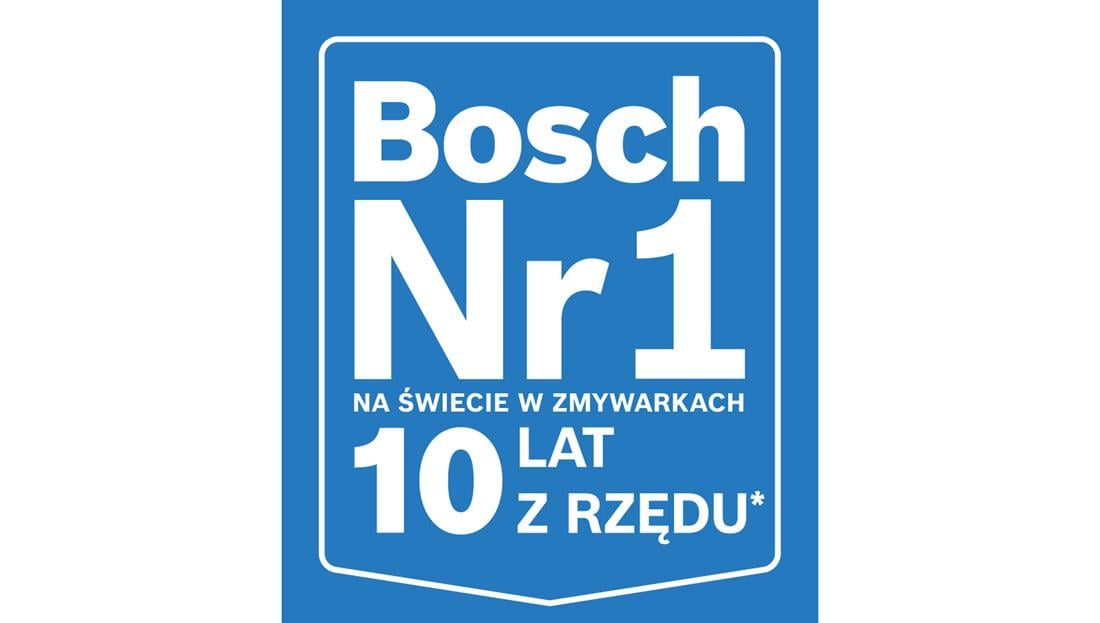 Bosch Numer 1 na świecie w zmywarkach.