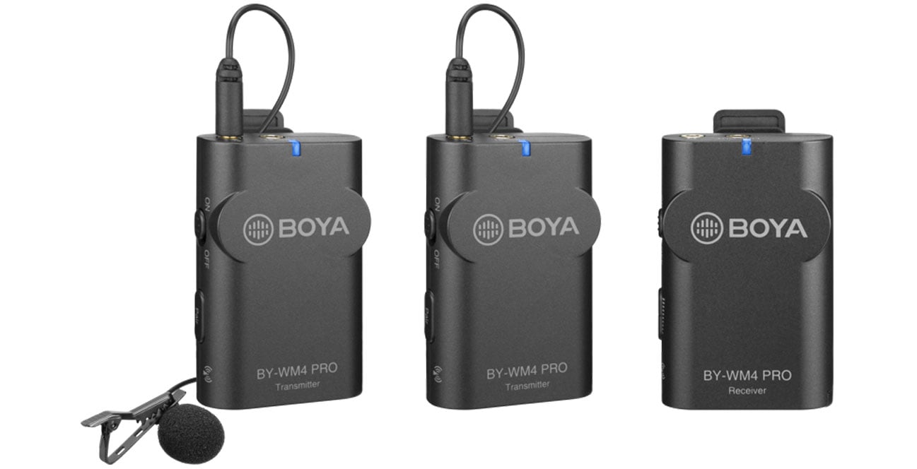 Mikrofon Boya BY-WM4 PRO-K2 / 2.4G bezprzewodowy / 2 TX+1 RX