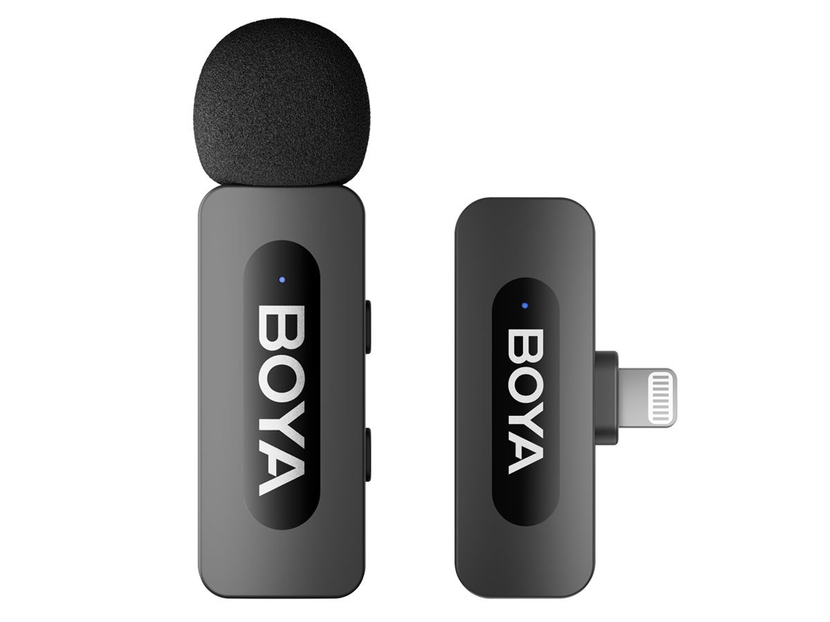 Bezprzewodowy system mikrofonowy Boya BY-V1 2.0 Ultra Compact - Widok ogólny