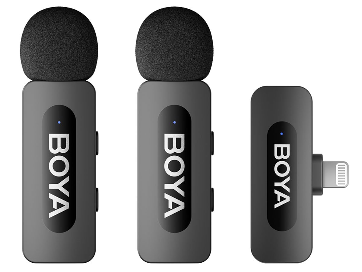 Bezprzewodowy system mikrofonowy Boya BY-V2 2.0 Ultra Compact - Widok ogólny