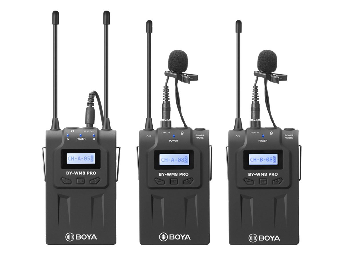 Mikrofon krawatowy Boya BY-M1 PRO II Lavalier - Grafika lifestyle