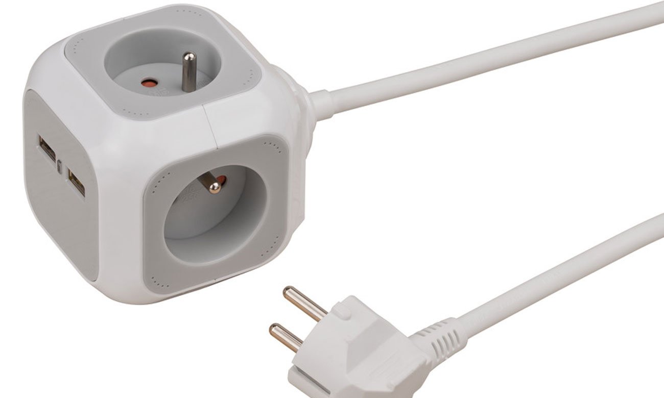 Brennenstuhl	ALEA-Power 4 gn 1,4 m 2 x USB