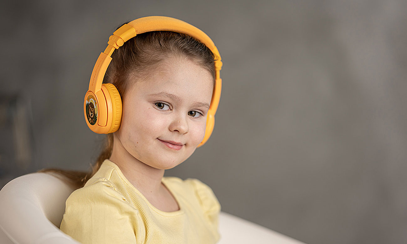 BuddyPhones PlayPlus żółte bezpieczenstwo