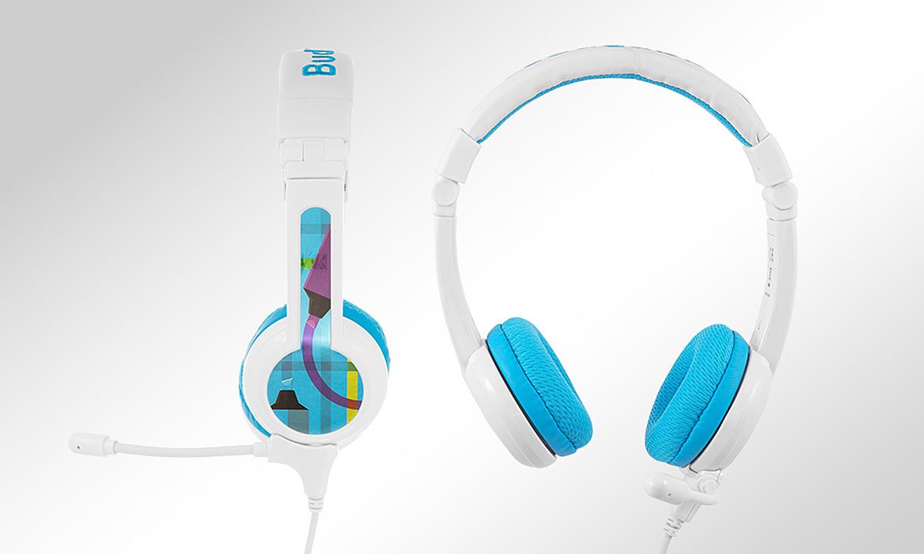 Słuchawki dla dzieci BuddyPhones School Plus niebieskie